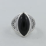 Natural Rainbow Moonstone Silver Rings