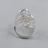 Rainbow Moonstone Designer Silver Rings