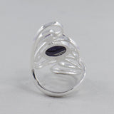 Rainbow Moonstone Designer Silver Rings