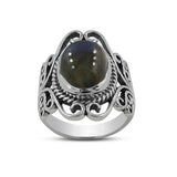 Labradorite Silver Rings