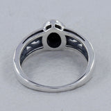 Genuine Emerald Silver Rings