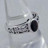 Genuine Emerald Silver Rings