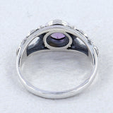 925 Silver Rainbow Moonstone Rings