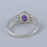 Genuine Emerald Silver Rings