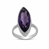 925 Sterling Silver Amethyst Ring