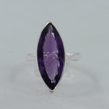 925 Sterling Silver Amethyst Ring