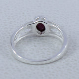 Genuine Emerald Silver Rings