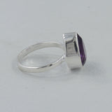 925 Sterling Silver Amethyst Ring