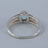 Genuine Emerald Silver Rings