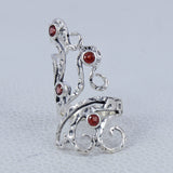 Multi Tourmaline Sterling Silver Rings