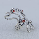 Multi Tourmaline Sterling Silver Rings