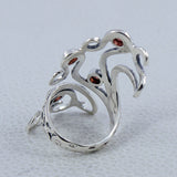 Multi Tourmaline Sterling Silver Rings
