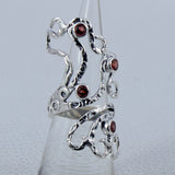 Multi Tourmaline Sterling Silver Rings