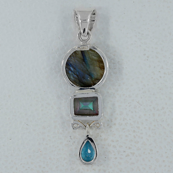 925 Sterling Silver Labradorite Pendants