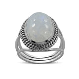 925 Sterling Silver Malachite Rings