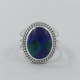 925 Sterling Silver Malachite Rings