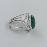 925 Sterling Silver Malachite Rings