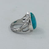 Mexican Turquoise Silver Rings