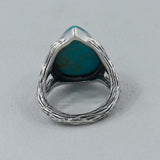 Mexican Turquoise Silver Rings