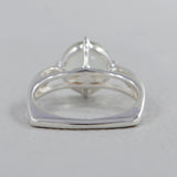 Natural Garnet Silver Rings