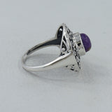Siberian Charoite Silver Ring