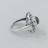 Siberian Charoite Silver Ring