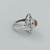 Siberian Charoite Silver Ring