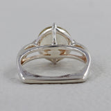 Natural Garnet Silver Rings
