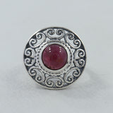 Siberian Charoite Silver Ring