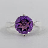 Natural Garnet Silver Rings