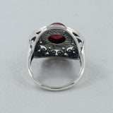 Siberian Charoite Silver Ring