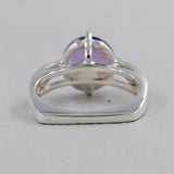 Natural Garnet Silver Rings