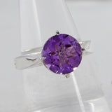 Natural Garnet Silver Rings