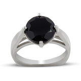 Natural Garnet Silver Rings