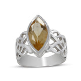Amethyst Silver Rings