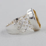Amethyst Silver Rings