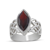 Amethyst Silver Rings