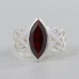 Amethyst Silver Rings