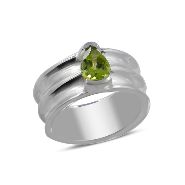 Garnet Silver Rings