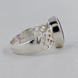 Amethyst Silver Rings