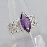 Amethyst Silver Rings