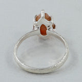 Raw Iolite Silver Ring