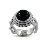 925 Sterling Silver Dendritic Opal Rings