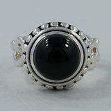 925 Sterling Silver Dendritic Opal Rings
