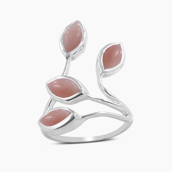 Natural Ruby Silver Rings