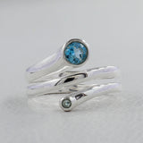 925 Sterling Silver Peridot Rings