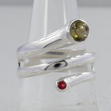 925 Sterling Silver Peridot Rings