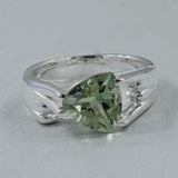Natural Garnet Silver Rings