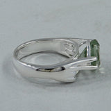 Natural Garnet Silver Rings