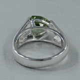 Natural Garnet Silver Rings